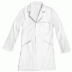 BLOUSE BLANCHE, 240 G/M2, TAILLE: M, BLANC