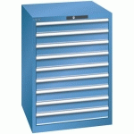 ARMOIRE BLEU CAP. 717X725X1000 AVEC 9 TIR. 75KG _ 78.648.040 - LISTA