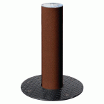 BORNE RÉTRACTABLE Ø 16 CM INOX BROSSÉ - ZINC ASPECT CORTEN - PROCITY