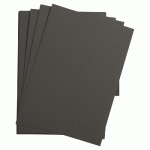 ETIVAL COLOR PAQUET 5F A4 160G - ANTHRACITE - LOT DE 5