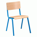 LOT DE 2 - CHAISE SCOLAIRE TAILLE 5 - BLEU