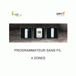 PROGRAMMATEUR SANS FIL 4 ZONES - LVI - 4505604