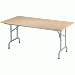 TABLES PLIANTES PRIMERA 160 X 80 CM HÊTRE PIÈTEMENT ALUMINIUM