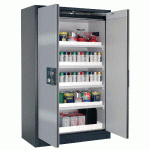 ARMOIRE SÉCURITÉ Q-PEGASUS-90 Q90.195.120.WDAC GRIS/ARGENT - MANUTAN COLLECTIVITÉS