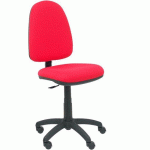 CHAISE DE BUREAU AYNA LAMA SANS ACCOUDOIRS - ROUGE - PIQUERAS Y CRESPO