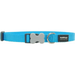 RED DINGO - COLLIER CHIEN RÉGLABLE BASIC TURQUOISE TAILLE : T1 - TURQUOISE