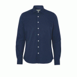 COTTOVER CHEMISE TWILL SLIM FIT HOMME - CERTIFIÉ GOTS MARINE - TAILLE 42