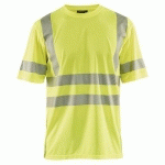 T-SHIRT ANTI-UV HAUTE VISIBILITÉ JAUNE FLUORESCENT TAILLE XL - BLAKLADER