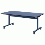 TABLE MALIBU RAB 160X80 T4 DL ST ANTIB BLE U525/NO BLEU 5005
