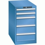 ARMOIRE BLEU CAP. 411X725X700 AVEC 5 TIR. 75KG _ 78.449.040 - LISTA