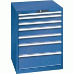 ARMOIRE BLEU GENT. 717X725X850 AVEC 7 TIR. 75KG _ 78.640.090 - LISTA