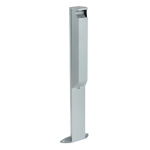 CENDRIER SUR PIED ROSSIGNOL ARKÉA AVEC SERRURE 3 L GRIS MÉTAL