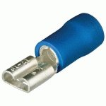 COSSE CLIP FEMELLE ISOLÉE BLEU 4.8 X 0.5MM / 1.5 - 2.5MM² - KNIPEX
