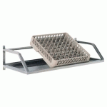 ETAGÈRE MURALE INCLINÉE 1 NIVEAU LONGUEUR 1100 MM POUR CASIERS