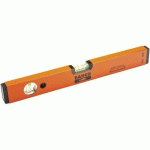 NIVEAU À BULLE RECTANGULAIRE 3 FIOLES 1200MM