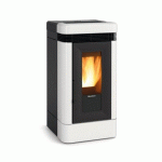 POÊLE À GRANULÉS - 12 KW - RÉSERVOIR 27 KG - WIFI - BLANC - LUCIA LA NORDICA EXTRAFLAME