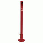 POTELET CIGARETTE FOURREAU PLATINE - GALVA ROUGE FONCÉ 3004 - PROCITY