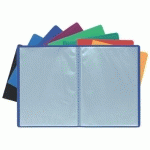 PROTÈGE-DOCUMENTS EN POLYPROPYLÈNE SOUPLE OPAK 160 VUES - A4 - BLEU CLAIR - LOT DE 8