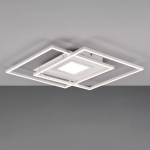 TRIO LIGHTING PLAFONNIER LED VIA CCT DIM TÉLÉCOMMANDE BLANC