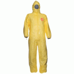 COMBINAISON JETABLE ÉTANCHE JAUNE TYCHEM 2000 C COVERALL - T2 / M COVERGUARD