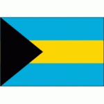 DRAPEAU BAHAMAS : DIMENSIONS - 40 X 60 CM