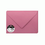 LOT DE 2 - PAQUET DE 20 ENVELOPPES POLLEN 162X229MM 120G/M² - ROSE HORTENSIA