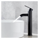 ROBINET NOIR MAT CUIVRE MITIGEUR LAVABO SALLE DE BAIN ROBINET EAU CHAUD FROID MATE BASSIN ROBINETTERIE ÉLÉGANTE ET DESIGN RÉTRO ROBINET DE LEVIER