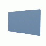PANNEAU ACOUSTIQUE MURAL NAEL EN PET 12 MM - AVEC CHÂSSIS AU DOS - FORME RECTANGLE - L 210 X H 120 CM - BLEU CIEL