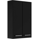 ARMOIRE DE SALLE DE BAIN NEMO BADPLAATS SUSPENDU 52 X 20 X 72 CM - NOIR MAT - NOIR MAT