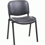 CHAISES CLUNY ACCROC.SOUDÉE PIED NOIR PVC M2 2135 ANTHRACITE