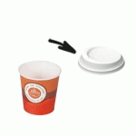 COUVERCLE BLANC POUR GOBELET