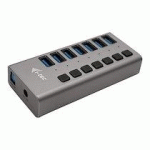 I-TEC USB 3.0 CHARGING HUB 7 PORT + POWER ADAPTER 36 W - CONCENTRATEUR (HUB) - 7 PORTS