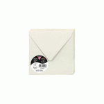 LOT DE 2 - PAQUET DE 20 ENVELOPPES POLLEN 140X140MM 120G/M2 - GRIS PERLE