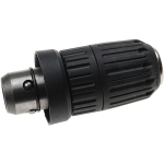 MANDRIN À SERRAGE RAPIDE COMPATIBLE AVEC WÜRTH BMH 32-XE, H36-MAS POUR PERCEUSE SANS FIL, NOIR - VHBW