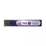PILOT POCHETTE DE 3 RECHARGES POUR ROLLER FRIXION POINT POINTE FINE, VIOLET