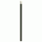 POTELET VITYL PMR TÊTE GORGES MÉT HTR 1.20M Ø76MM GRIS 7033 - BUTON DESIGN