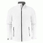 PRINTER TRIAL VESTE SOFTSHELL HOMMES BLANC - TAILLE S
