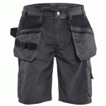 SHORT ARTISAN ÉTÉ GRIS FONCÉ/NOIR TAILLE 48 - BLAKLADER
