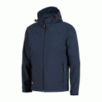 VESTE DE TRAVAIL SOFTSHELL KYRA U POWER, NOIRE, TAILLE XL