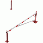 BARRIÈRE PIVOTANTE AVEC TRAVERSE À CHEVILLER CADENAS-3500MM - SCHAKE