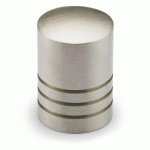 BOUTON DE MEUBLE AGRINUM EN INOX BROSSÉ - PAR 4 - H22MM Ø14MM HETTICH