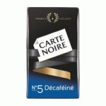CAFÉ CARTE NOIRE DÉCAFEINÉ MOULU - PAQUET DE 250 GR