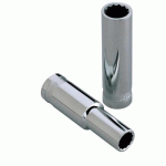 DOUILLE LONGUE CHROME VANADIUM 1/2" 6 PANS P 30MM SAM OUTILLAGE