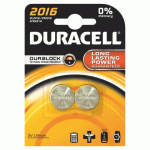 DURACELL - PACK DE 2 PILES BOUTON LITHIUM CR2016 - 3