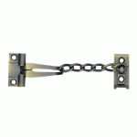 ENTREBÂILLEUR DE SÉCURITÉ CHAIN EN ACIER POUR PORTE COULEUR BRONZE LONGUEUR 120MM - SOCONA - C3
