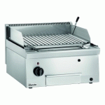 GRILL À PIERRES DE LAVE À GAZ PROFESSIONNEL BARTSCHER - 600 X 600 MM