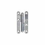 PAUMELLE DROITE BOIS LOUTRE SEDAN 80X40 MM BOUTS RONDS ZINGUÉ - JARDINIER MASSARD - J530040