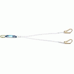 LONGE ANTICHUTE - DOUBLE - ABSORBEUR D