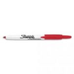 SHARPIE MARQUEUR PERMANENT POINTE OGIVE SHARPIE RÉTRACTABLE NOIR DE S0437030