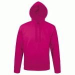 SWEAT PERSONNALISABLE CAPUCHE EXPERT CLASSIQUEMOLLETON FUSHIA
